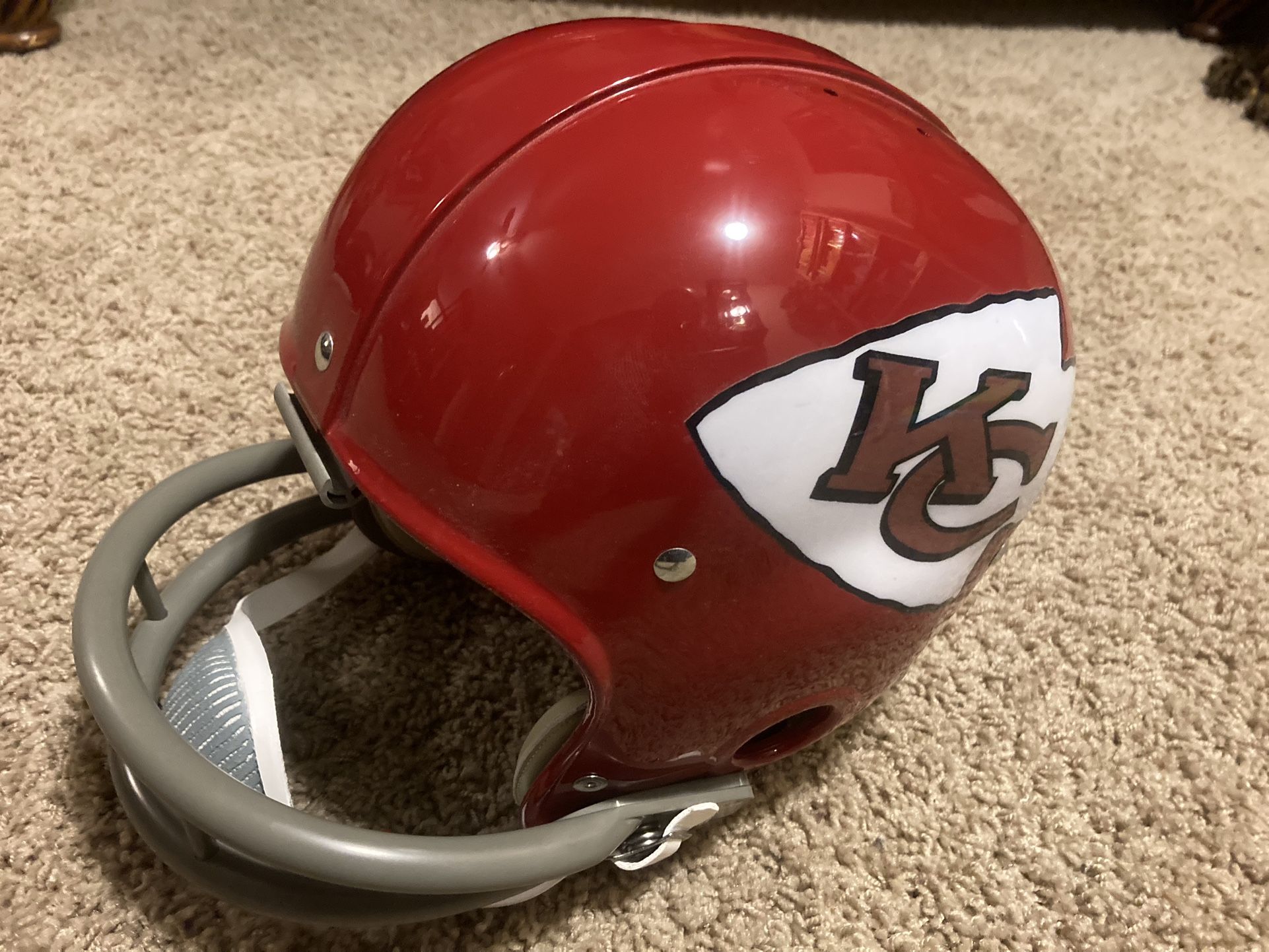 KC Kansas City Chiefs Retro TK Suspension Helmet