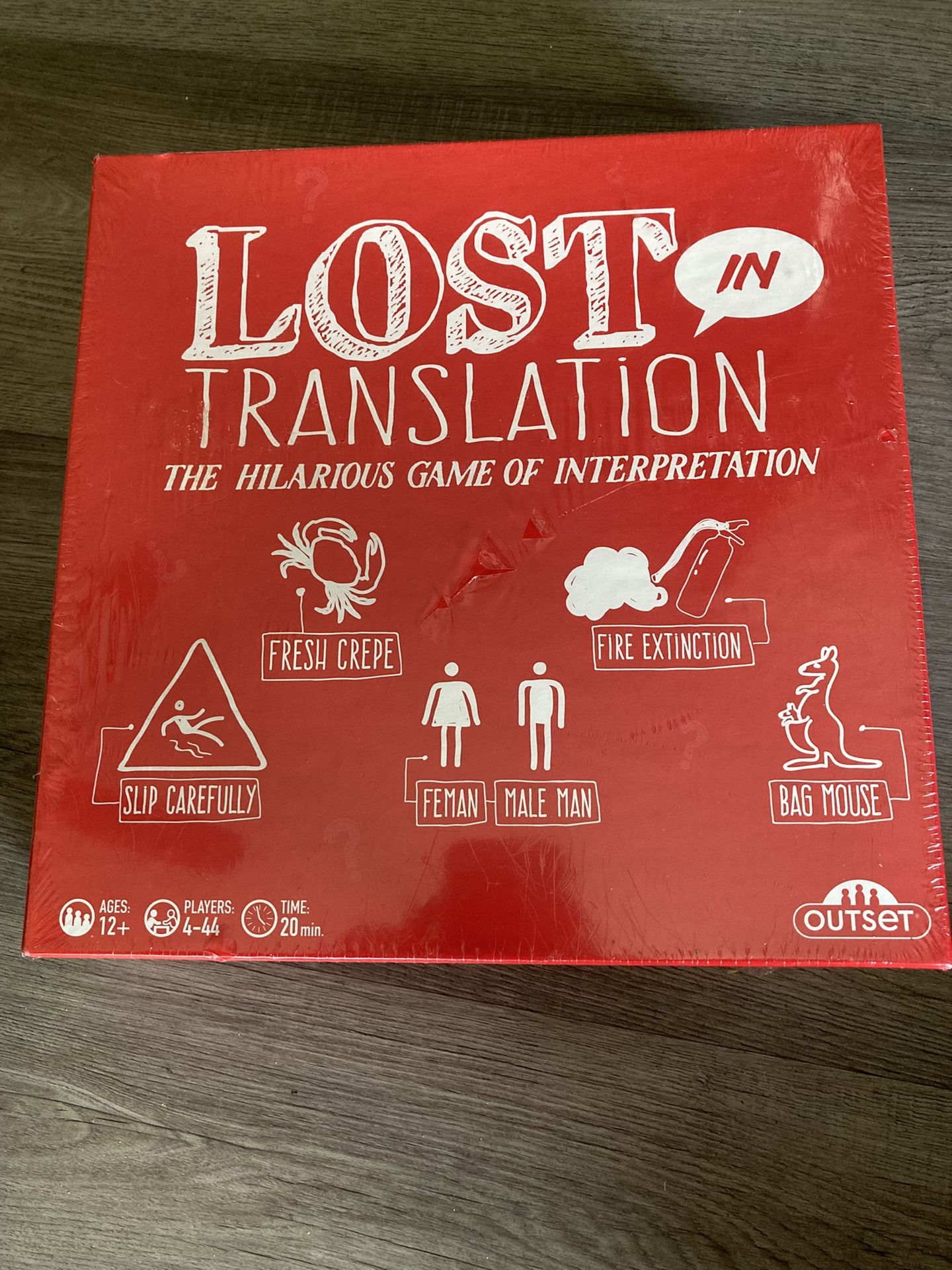 Lost in translation board game new unopened