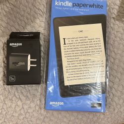 Brand New Kindle Paperwhite In Box With A Charger 