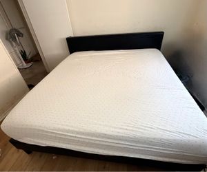 King size Bed Frame with Mattress