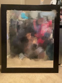 Dark brown mirror