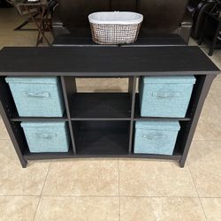 Decorative Storage Furniture With 4 Boxes