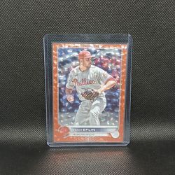 2022 Topps Baseball Series 1 Zach Eflin #179 Numbered 218/299 Mint 