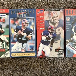 Buffalo Bills Team VHS Videos 