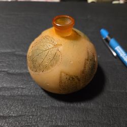 1930s French Art Glass Perfume Bottle 