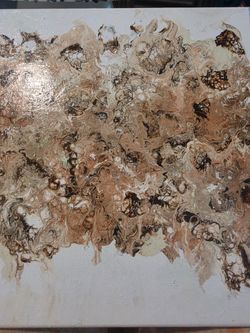 Abstract Acrylic Pour