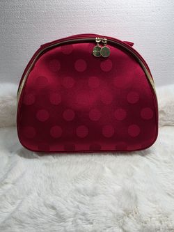 Estée Lauder Red Polka Dot Makeup Bag