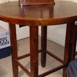 Kitchen Table High Table Four Chairs 
