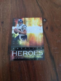 Philip Rivers Absolute Heroes Football Card 48/50