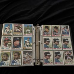 Baseball Card Album Full