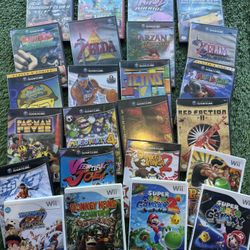 Wii, GameCube, Zelda, Donkey Kong, Nintendo, Mario Party, Mario Golf, Super Mario, Video Games, Retro