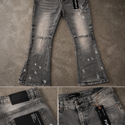 Purple jeans 