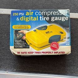 Air Compressor + Digital Tire Gauge