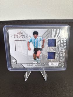 Diego Maradona 13/25 Game Used Patch