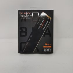 WD_Black SN850X 4TB 2280mm M.2 Gaming NVMe Gen 4.0 SSD Up to 7,200 MB/s NEW
