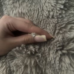 Pandora Gold Heart Promise Ring