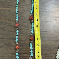 Old Chinese Turquoise Necklace 