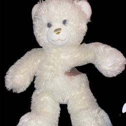 BUILD-A-BEAR CROSS BEAR GOLD EMBROIDERED GLITTER THREAD TEDDY