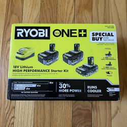 RYOBI 18V One+ High Performance Battery Kit