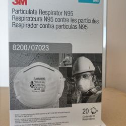 3M 8200 N95 Particulate Respirator Face Mask