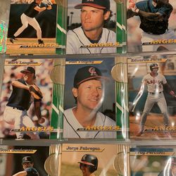 1993 Topps Baseball Team Stadium Club California Angels 30 Card Set 