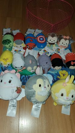 Disney tsum tsum and ufufy plushies