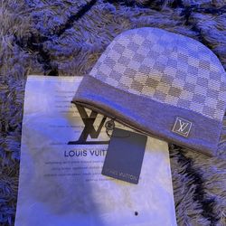 Grey LV Beanie