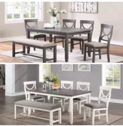 Dining table set with chairs