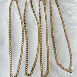 Cuban Necklace Gold Plated 