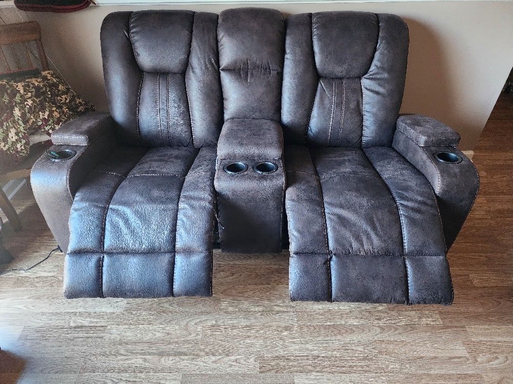 Leather Couch
