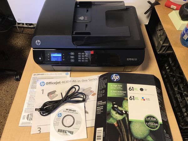 Hp Officejet 4635 Wireless Printer With 2 New Ink Cartridges For