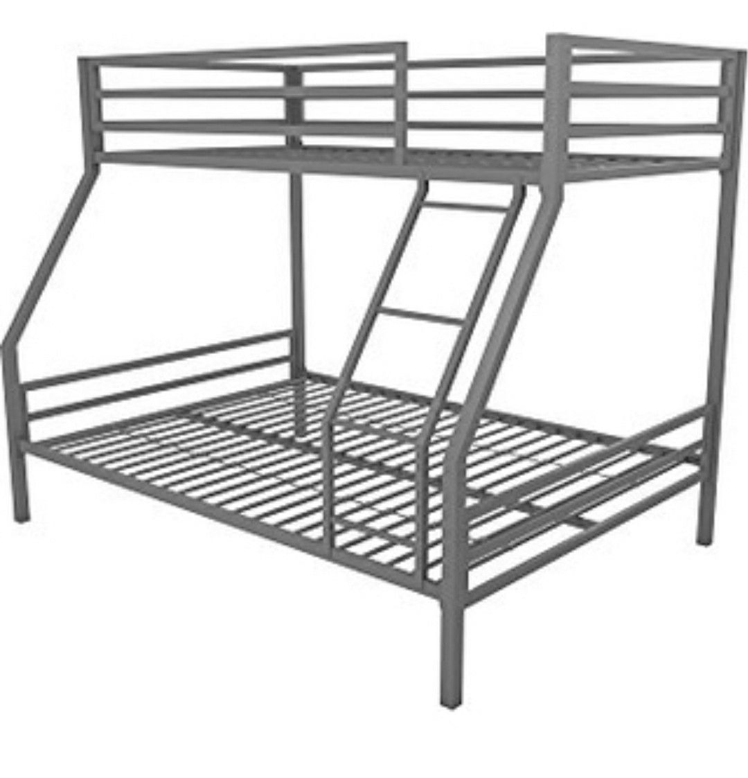 Gray metal Bunk Bed