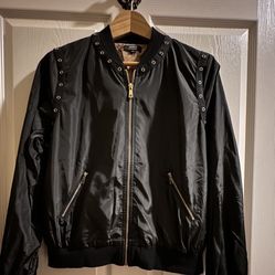 Privy black bomber jacket