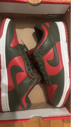 Nike Dunk Low Mystic Red Cargo Khaki
