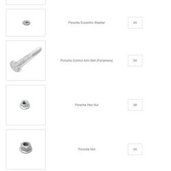 Porsche Panamera - New OEM Complete front end Suspension Rebuild Kit