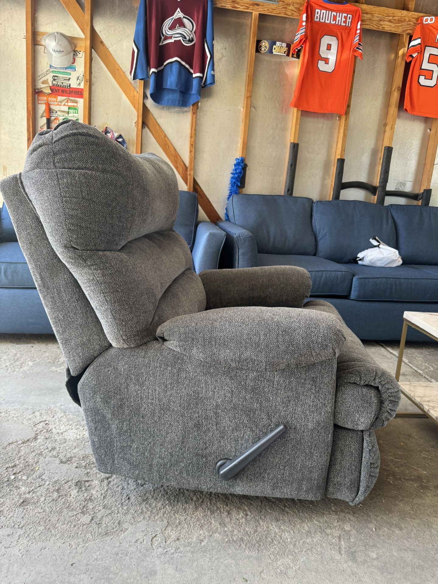 Gray Sofa Recliner