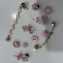 Cute Pink Girly Croc Charms $5 For All