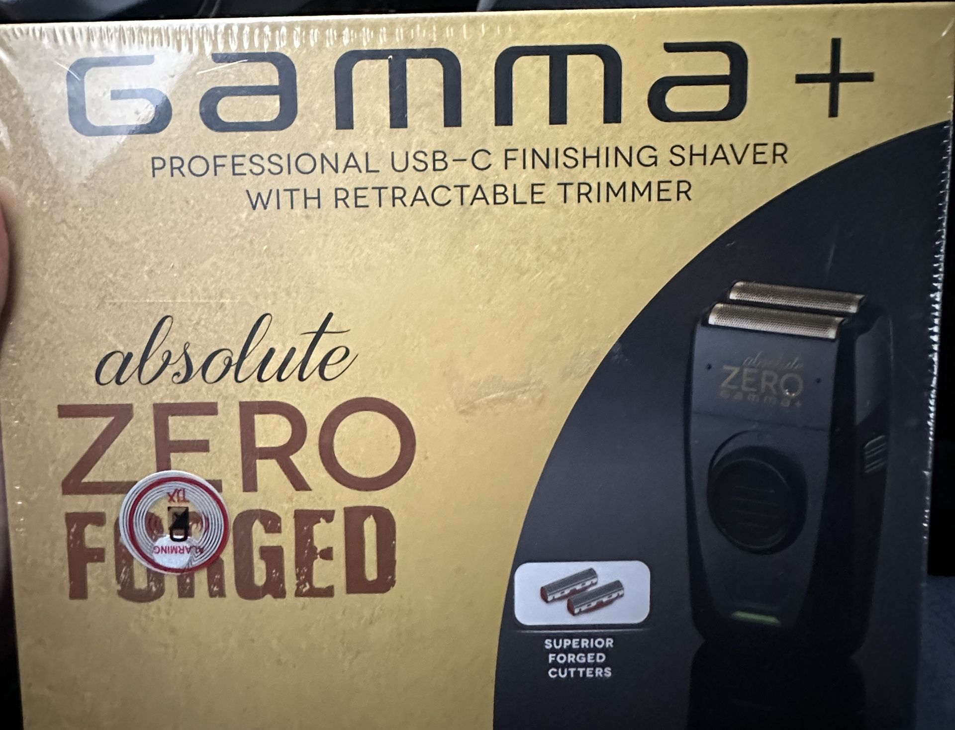 GAMMA+ Absolute Zero Shaver - Professional Double Foil Cordless Shaver with Rotary Motor