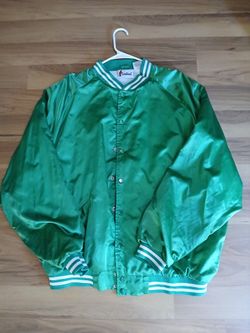 Green Cardinal XXL Satin Bomber Jacket like new