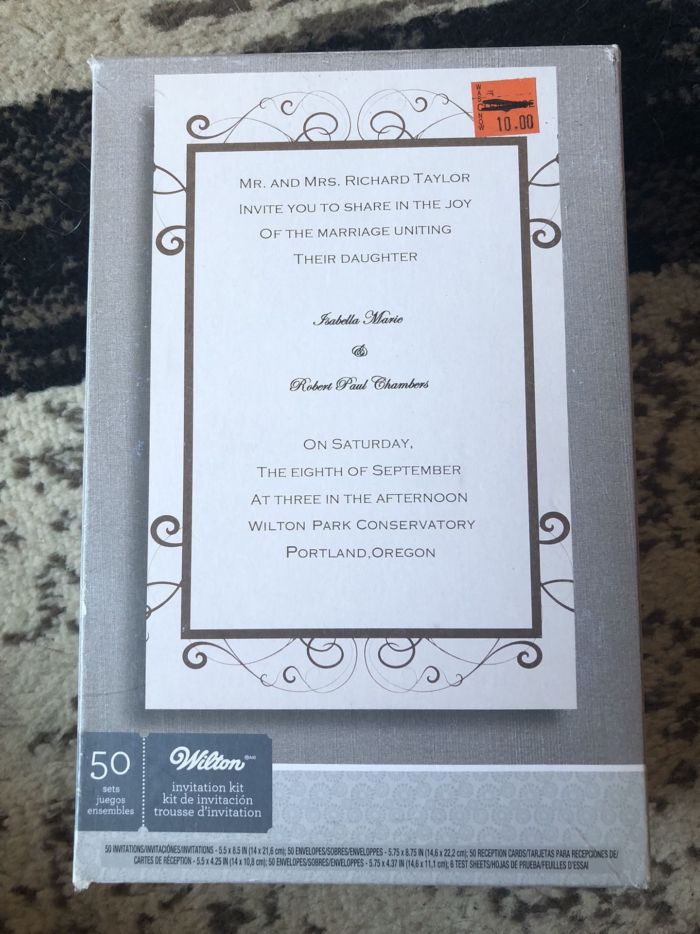 Wedding Invitation Customizable, Printable Kit