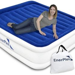 EnerPlex Twin Air Mattress with Built in Pump - 13" Luxury Size Self-Inflating