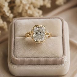 Beautiful 14k yellow gold 4.00Cts