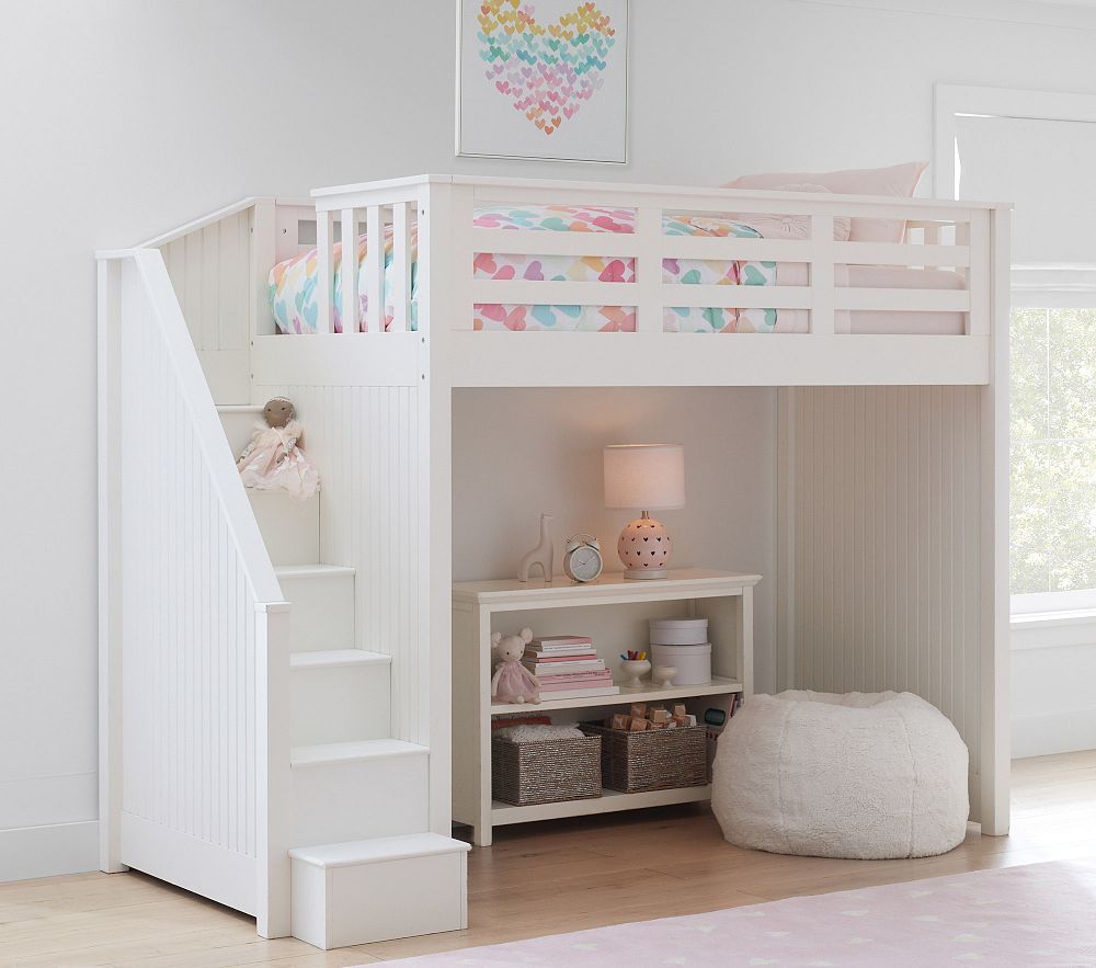 Loft Bunk Bed, Twin, White, Catalina By Pottery Barn Kids
