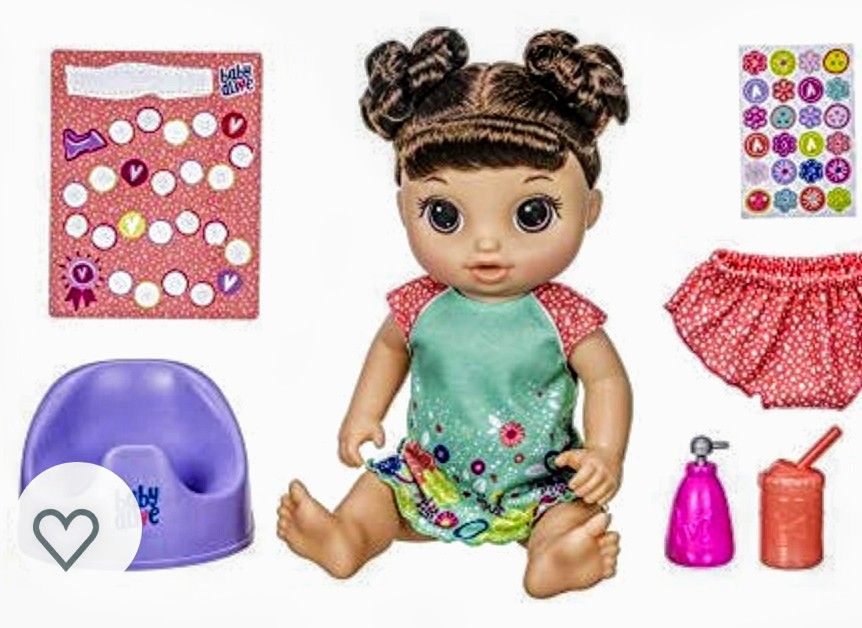 Baby Alive Potty Dance Baby: Talking Baby Doll with Brown Hair,