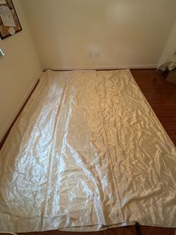 Champagne drapes, good quality