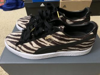 Puma Clyde zebra size 9.5