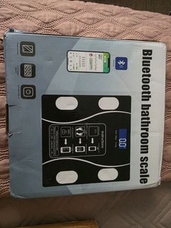 Bluetooth bathroom scale