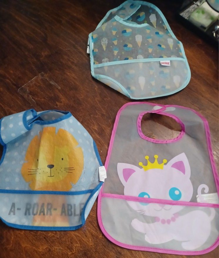 Wipe-off Bibs (All 3 For $5)