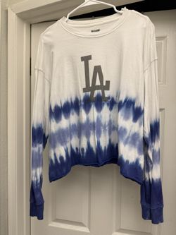 Dodgers Long Sleeve Crop Top