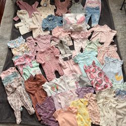 0-3M Baby Girl Clothing Bundle